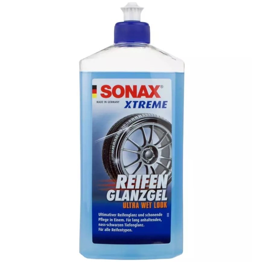 Засіб по догляду та чорнінню шин глянцевий Sonax Xtreme Reifen Glanzgel, 500 мл - фото 1
