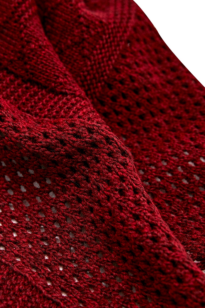 Плед Sewel, 120x120 см, бордовый (OW519080000) - фото 3