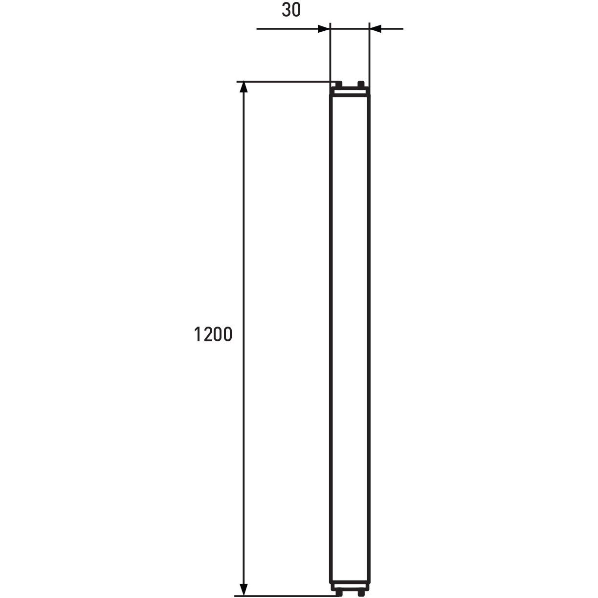 Светодиодная лампа Eurolamp, T8, 18W, 6500K (LED-T8-18W/6500(скло)) - фото 2