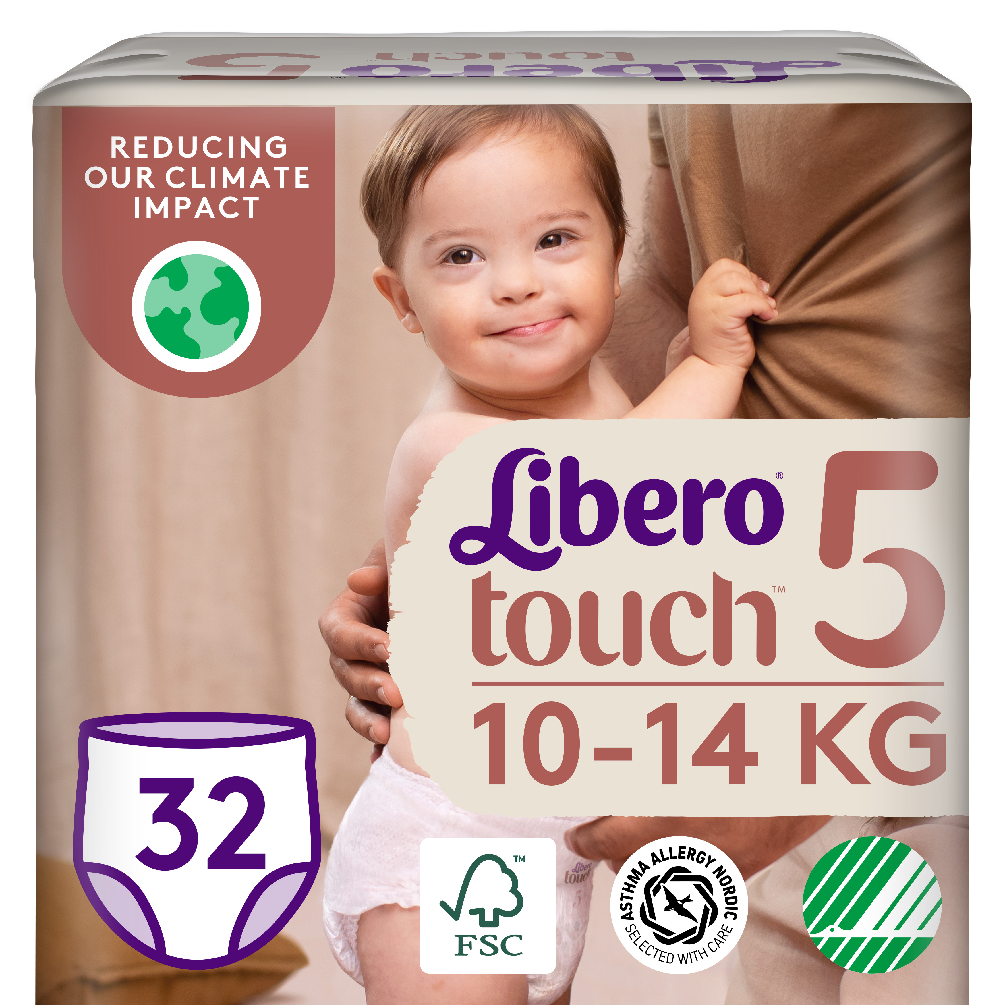 Підгузки-трусики Libero Touch Pants 5 (10-14 кг), 32 шт. (80047) - фото 1