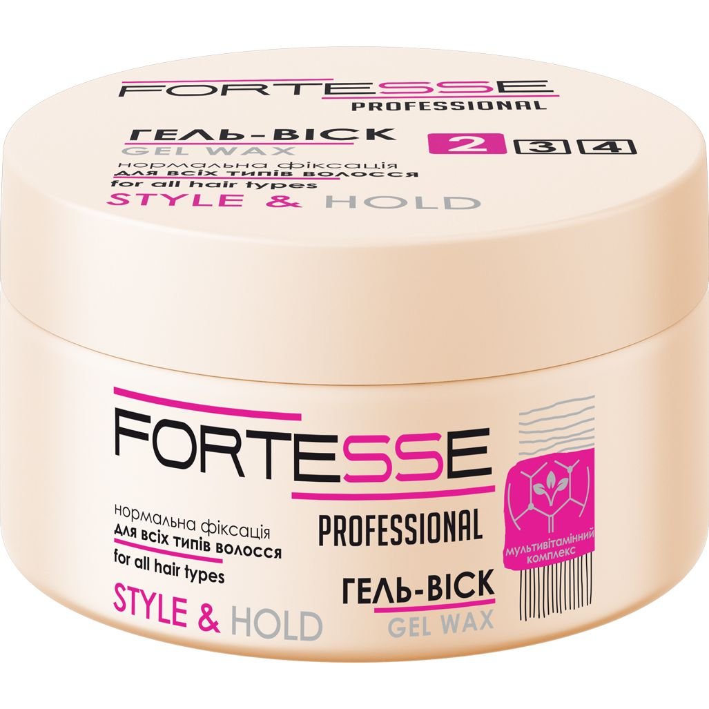 Гель-віск для волосся Fortesse Professional Style & Hold нормальна фіксація, 75 мл - фото 1