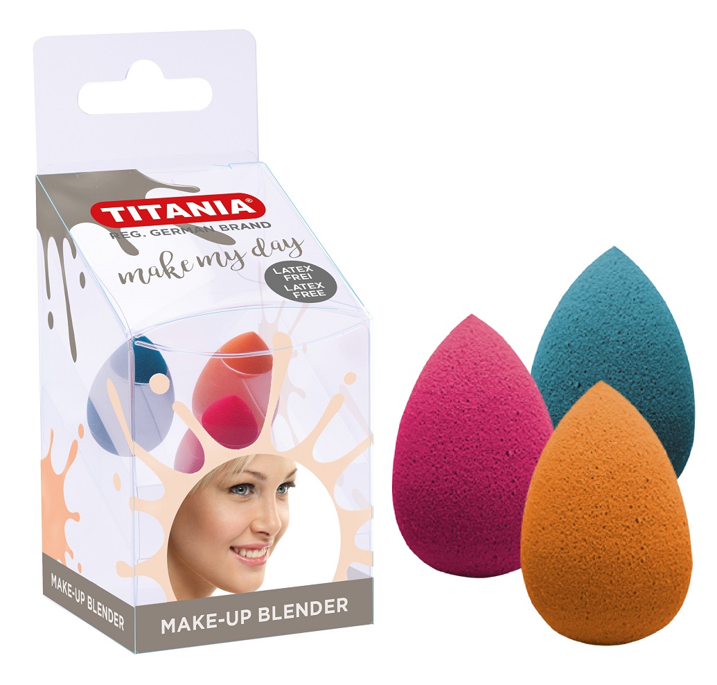 Спонжи для макияжа Titania Make-up Blender 3 шт. (2936 BOX) - фото 1