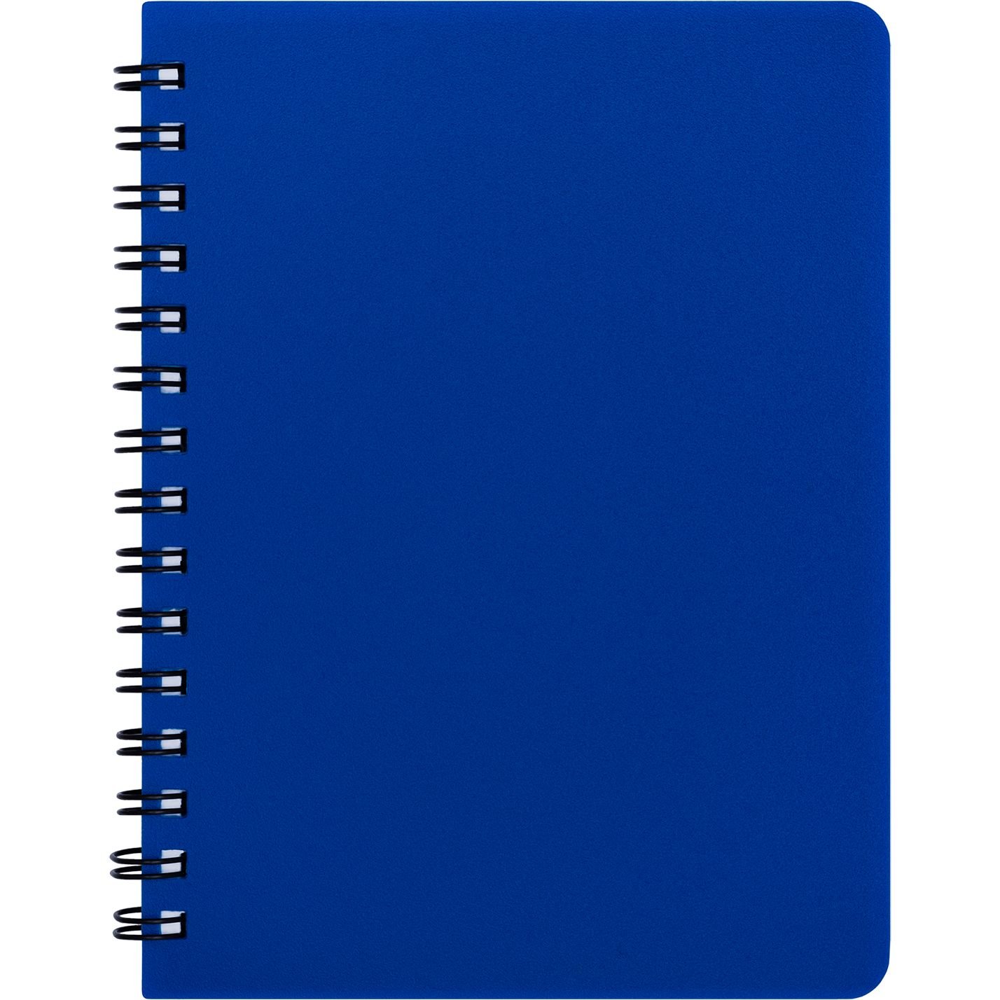 Книга записна Buromax Bright в клітинку А6 спіраль синя 60 аркушів (BM.24654155-02) - фото 1