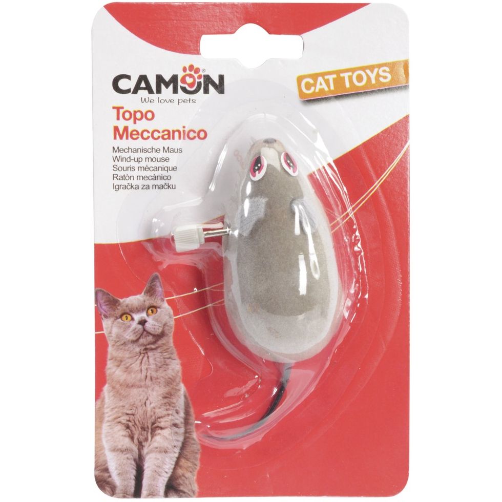 Іграшка для котів Camon заводна мишка, 5 см, в асортименті - фото 2
