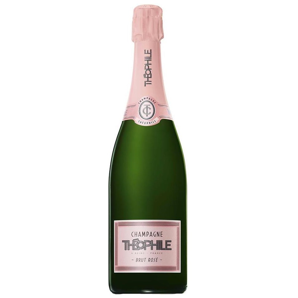 Шампанське Theophile Champagne Brut Rose, рожеве, брют, 12%, 0,75 л (1003530) - фото 1