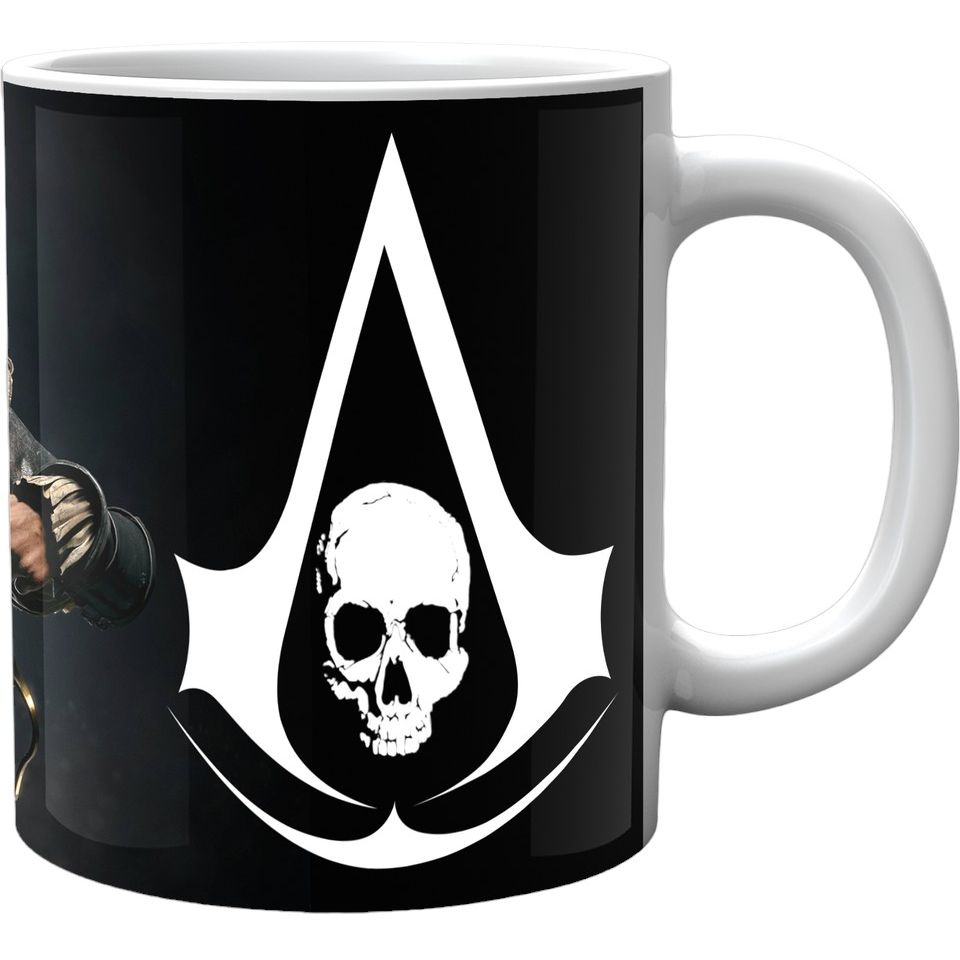 Кружка GeekLand Assassins Creed Кредо Асасина чорний прапор AC.02.06 - фото 1