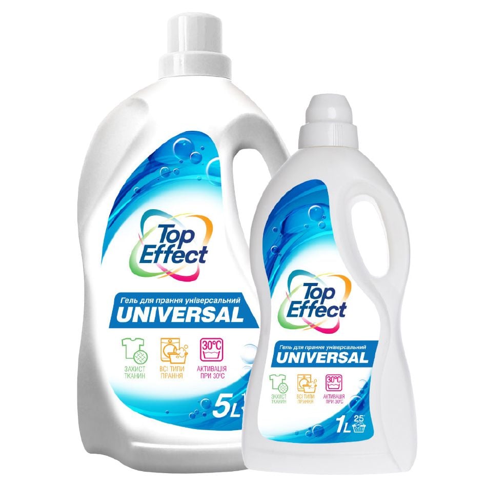 Гель для прання універсальний Top Effect Universal, 5 л - фото 1