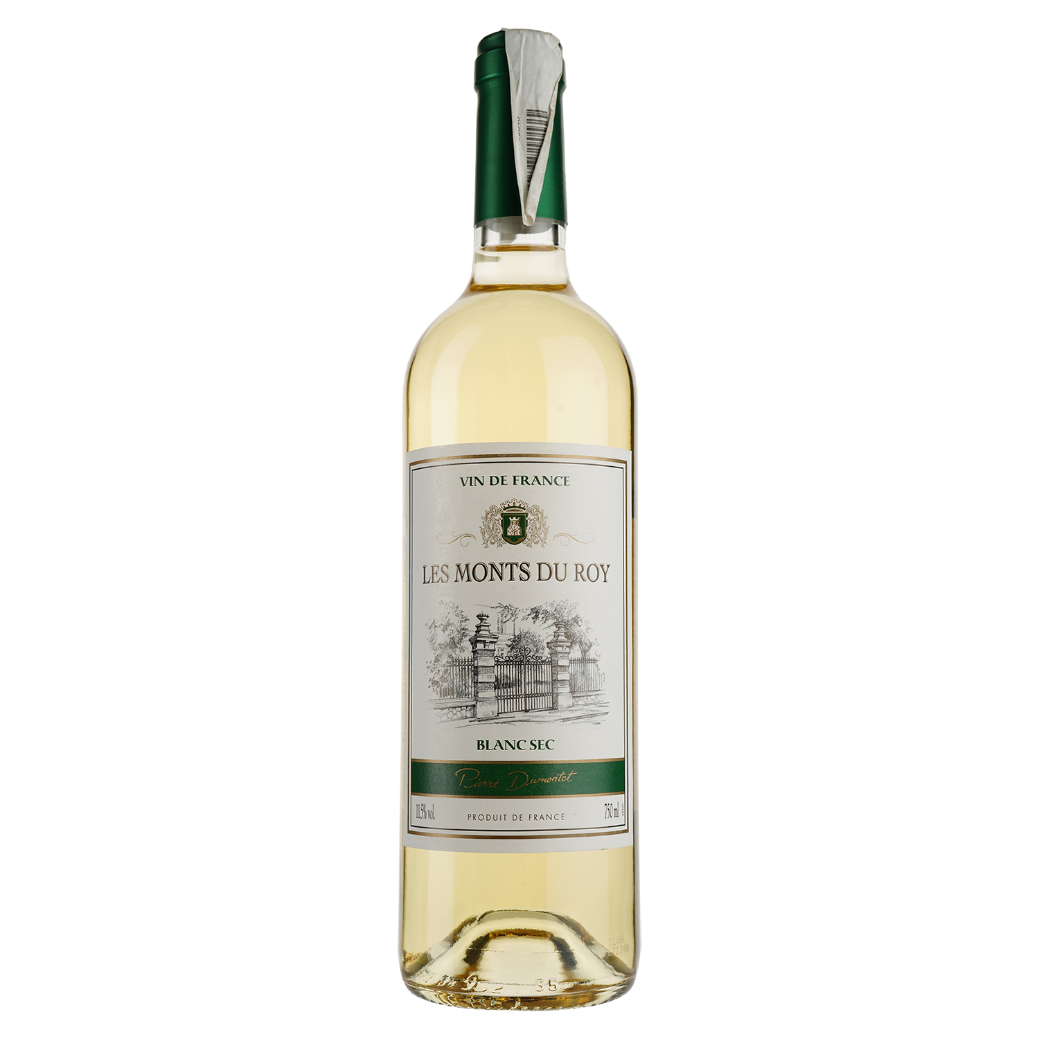 Вино Les Monts du Roy Piere Dumonte Blanc, біле, сухе, 11,5%, 0,75 л - фото 1
