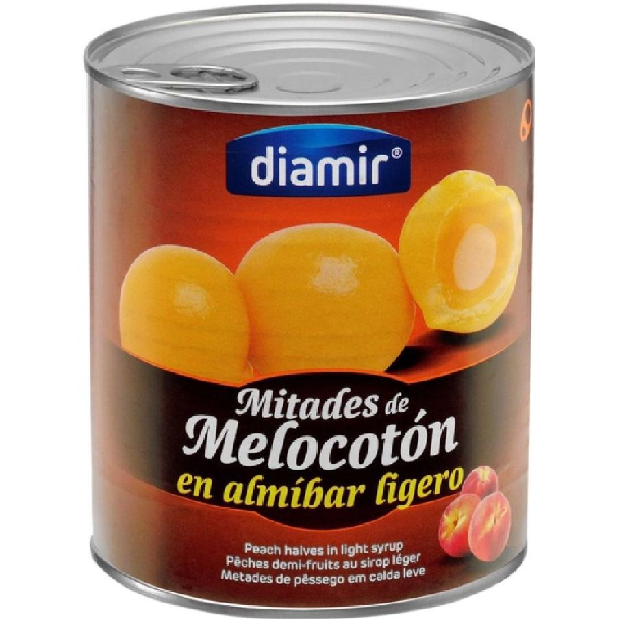 Половинки персика Diamir в сиропi , 840 г - фото 1