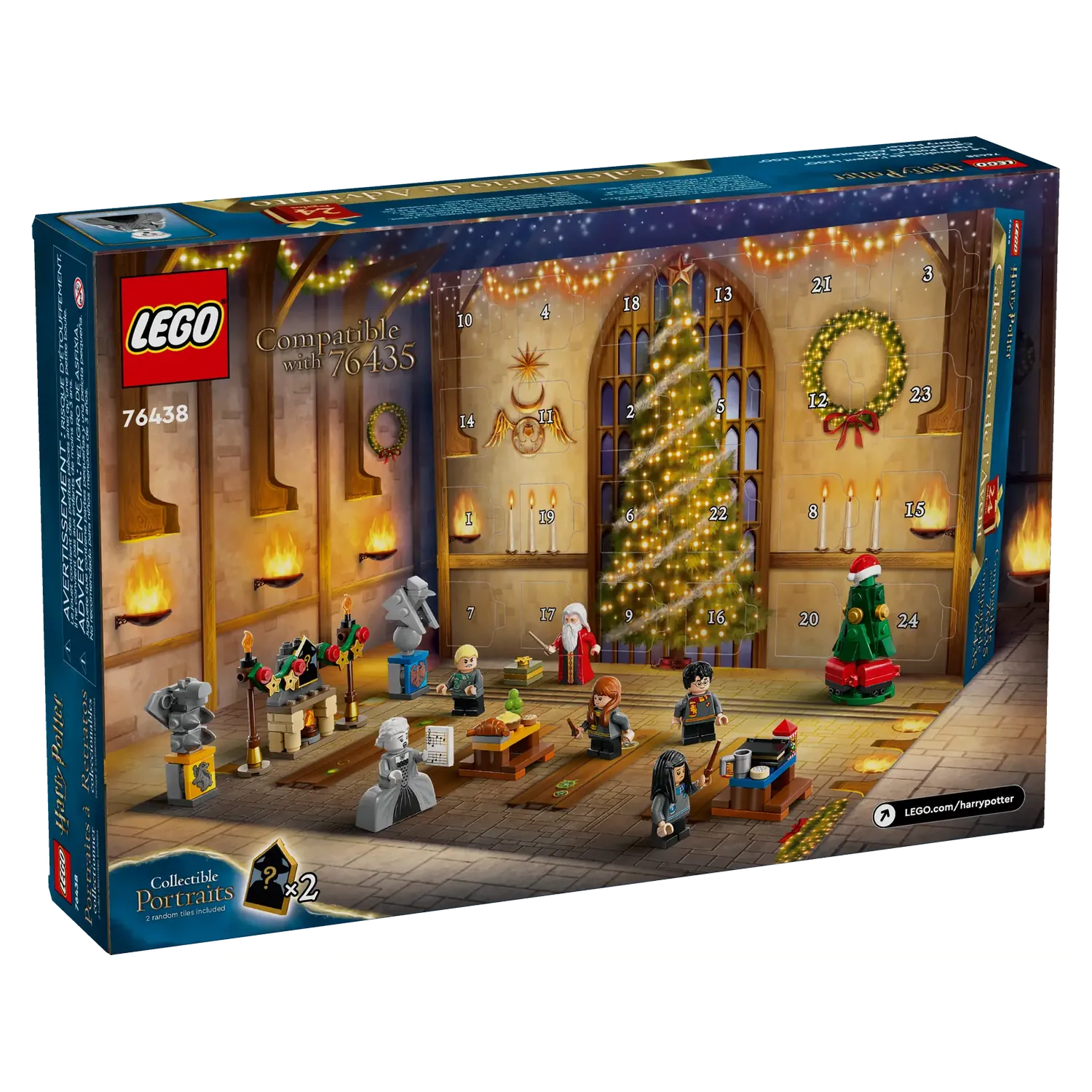 Конструктор LEGO Harry Potter Новогодний календарь 2024 деталей 301 (76438) - фото 7