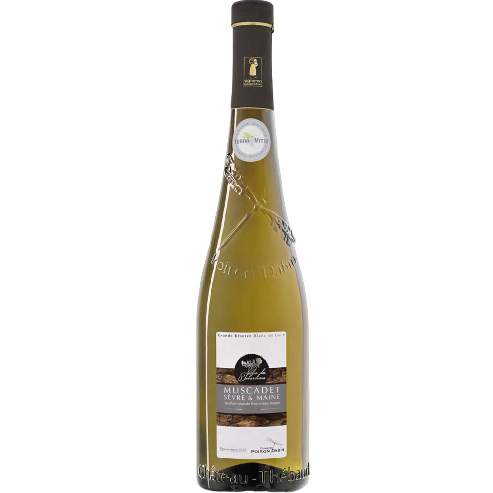 Вино Poiron Dabin Muscadet Sevre et Maine Fut de Chene, біле, сухе, 0,75 л - фото 1
