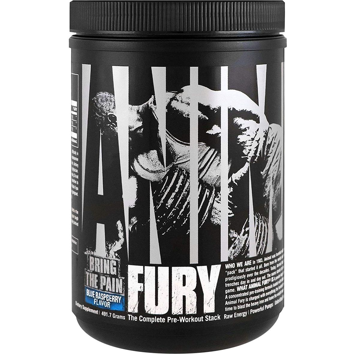 Передтренувальний комплекс Universal Nutrition Animal Fury Блакитна малина 491.7 г - фото 1