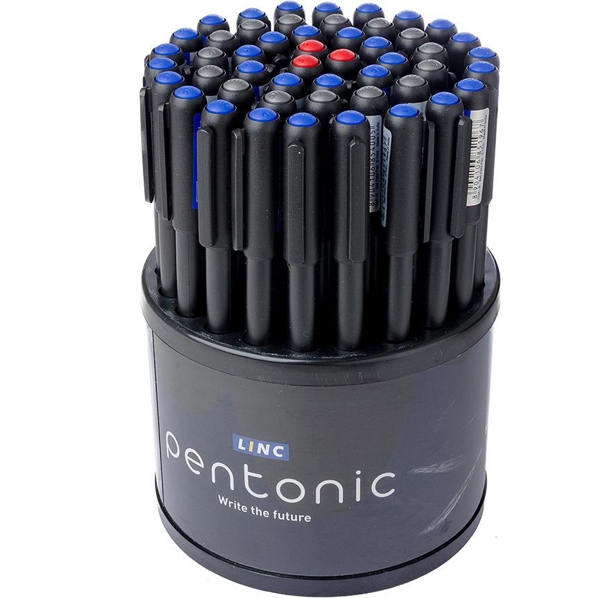 Ручка кулькова Linc Pentonic, 0,7 мм, мікс кольорів на стенді, 50 шт (411990) - фото 3