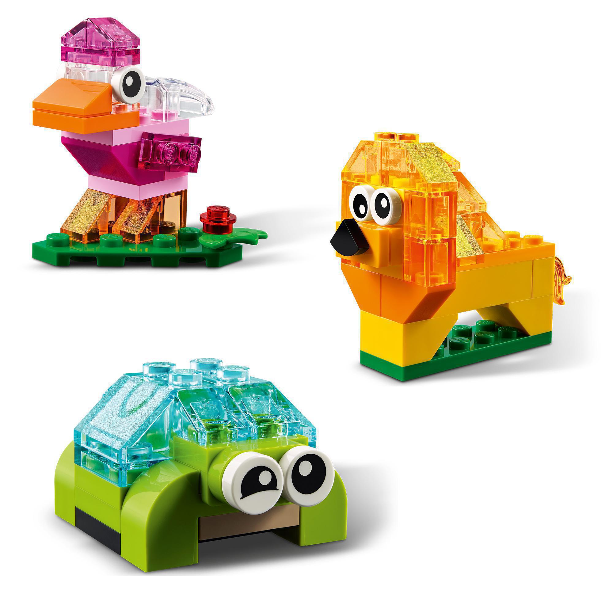 Конструктор LEGO Classic Прозрачные кубики, 500 деталей (11013) - фото 6