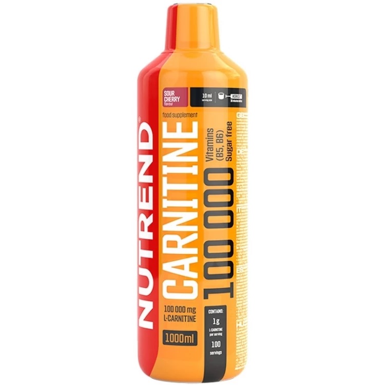 Л-карнитин Nutrend Carnitine 100 000 кислая вишня 1000 мл - фото 1