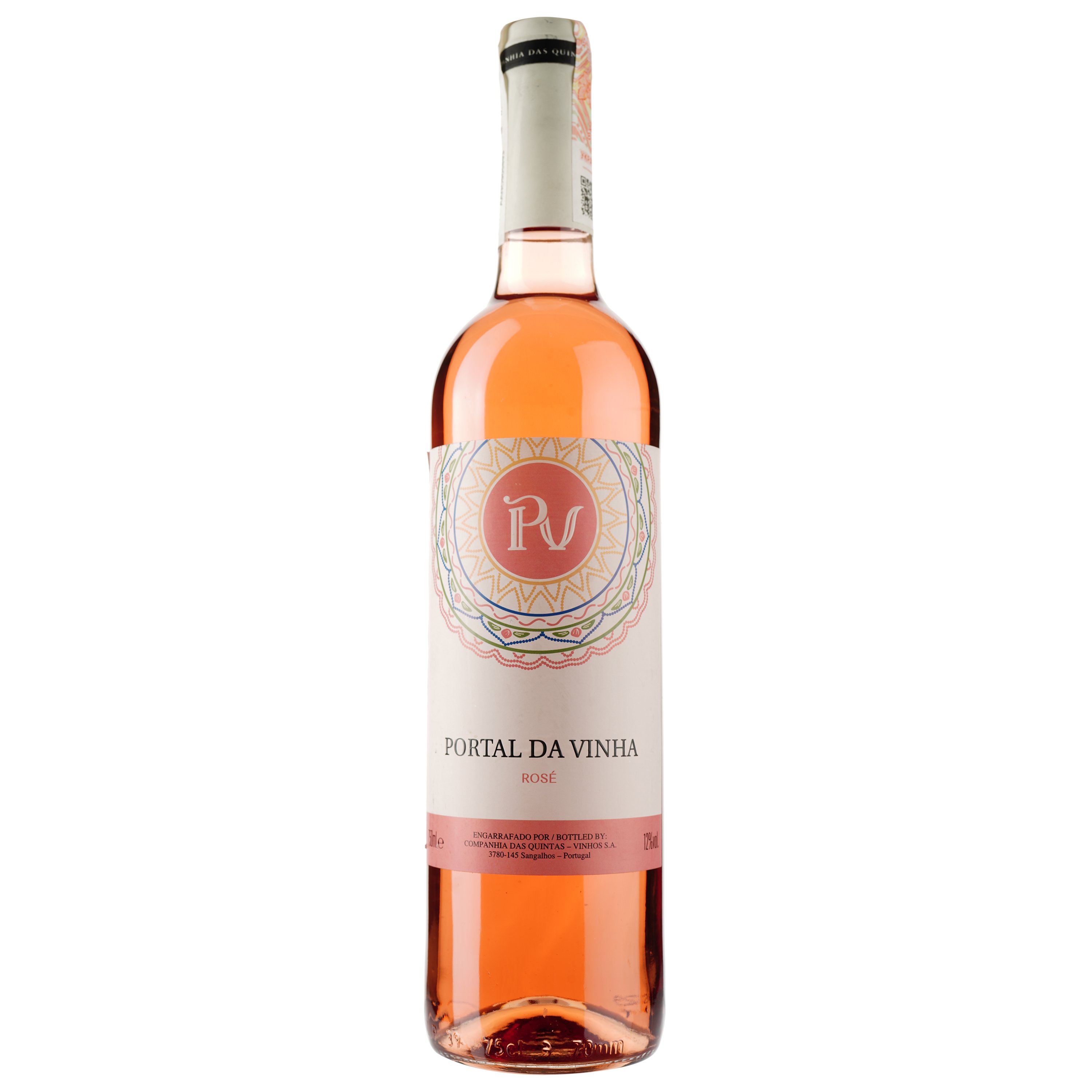 Вино Portal da Vinha Rose, рожеве, напівсолодке, 12%, 0,75 л - фото 1