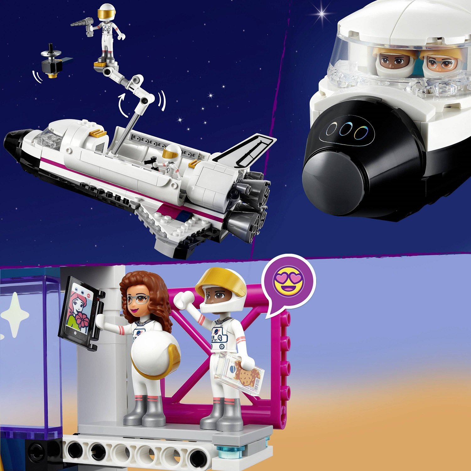 Конструктор LEGO Friends Космічна академія Олівії, 757 деталей (41713) - фото 7