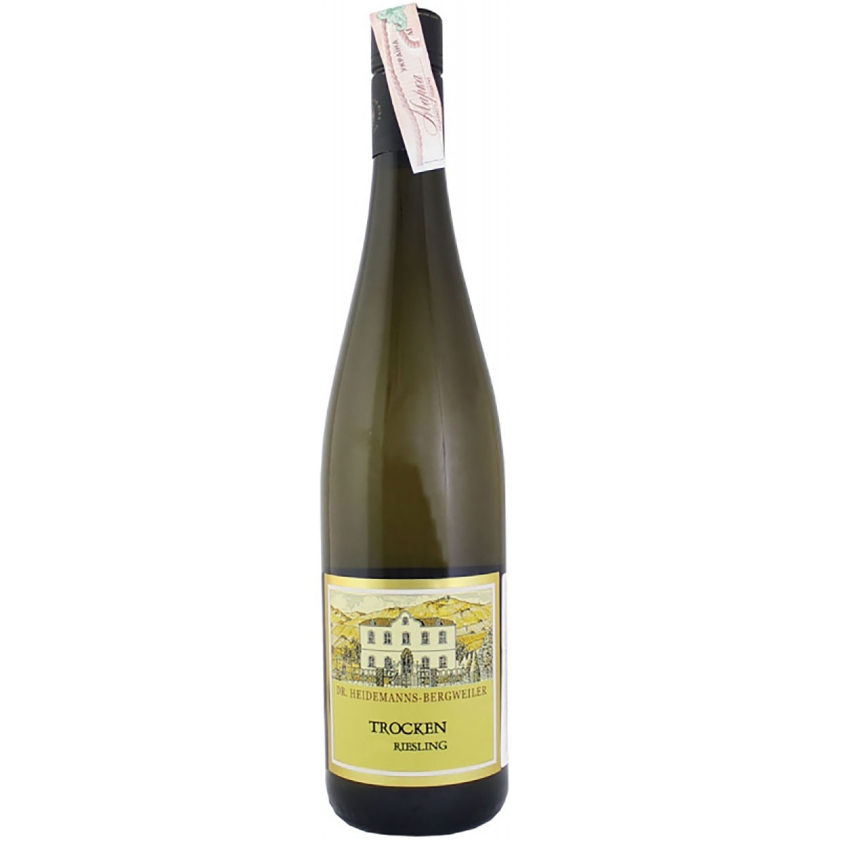 Вино Dr. Heidemanns-Bergweiler Riesling Trocken, белое, сухое, 12%, 0,75 л (8000014199535) - фото 1
