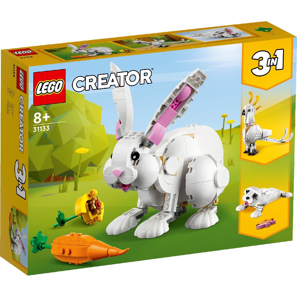 Конструктор LEGO Creator 3 v 1 Белый кролик 258 деталей (31133) - фото 2