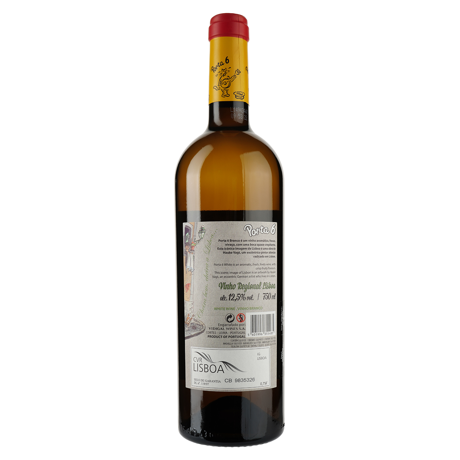 Вино Vidigal Wines Porta 6 Branco, бiле, сухе, 12%, 0,75 л (790907) - фото 2