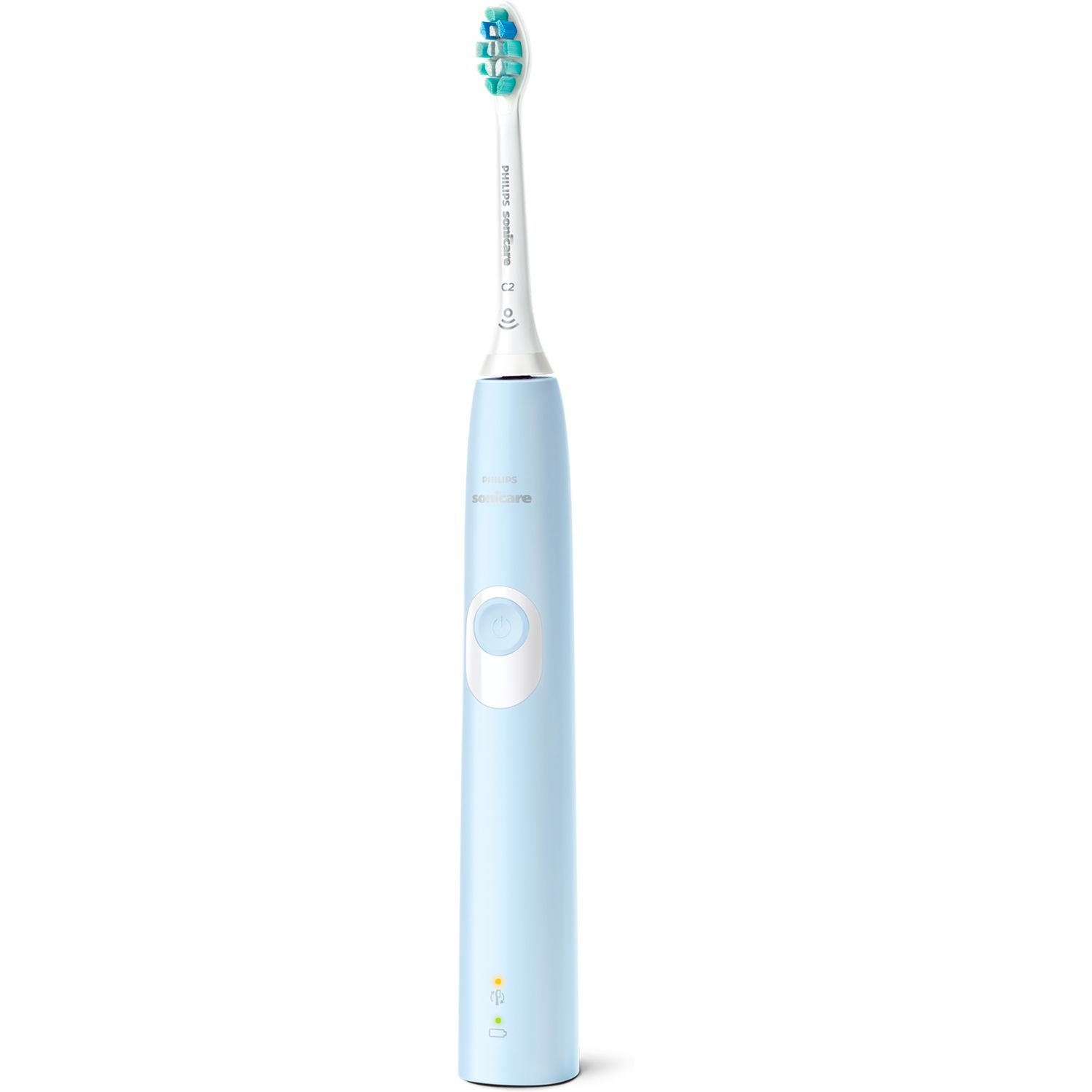 Электрическая зубная щетка Philips Sonicare Protective Clean голубая (HX6803/04) - фото 1