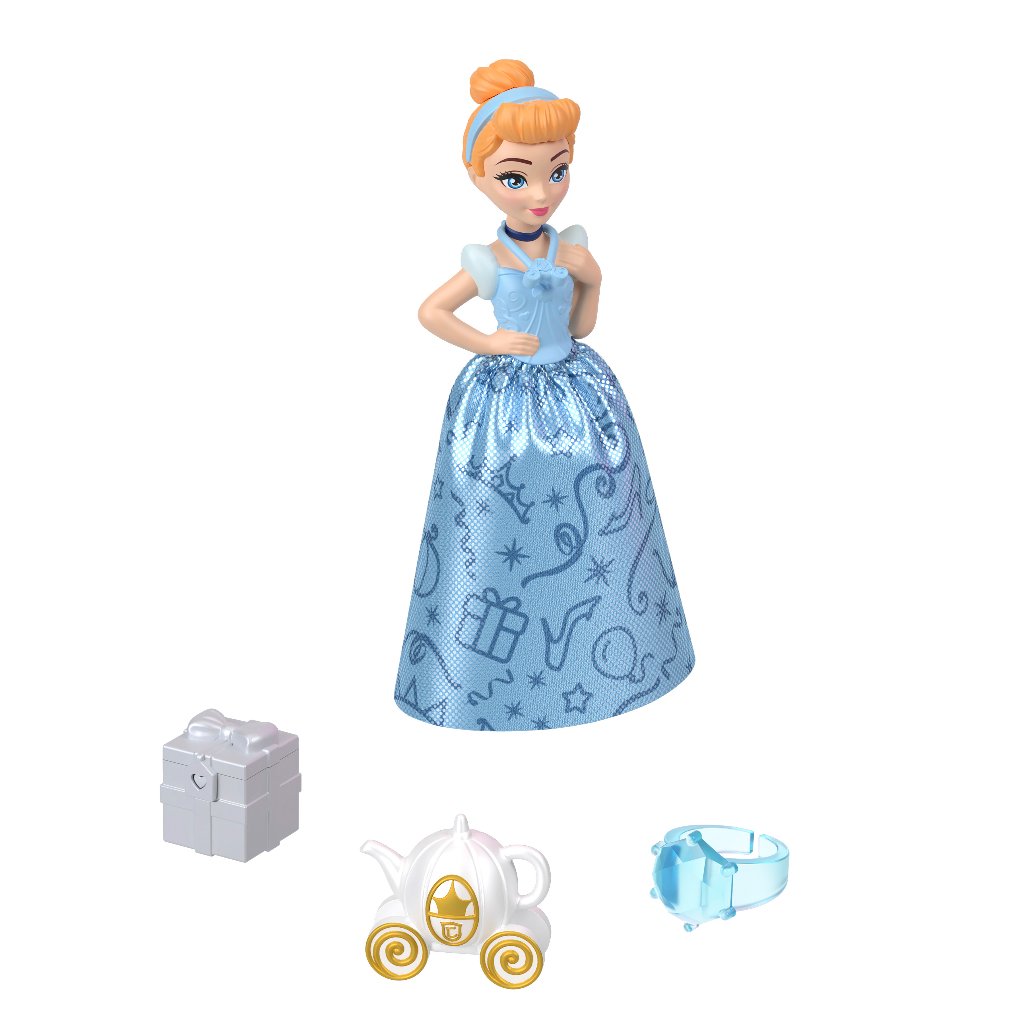 Миникукла-сюрприз Mattel Disney Princess Royal Color Reveal, в ассортименте (HMK83) - фото 3