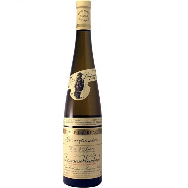 Вино Domaine Weinbach Gewurztraminer Cuvee Laurence, біле, напівсолодке, 13,5%, 0,75 л - фото 1