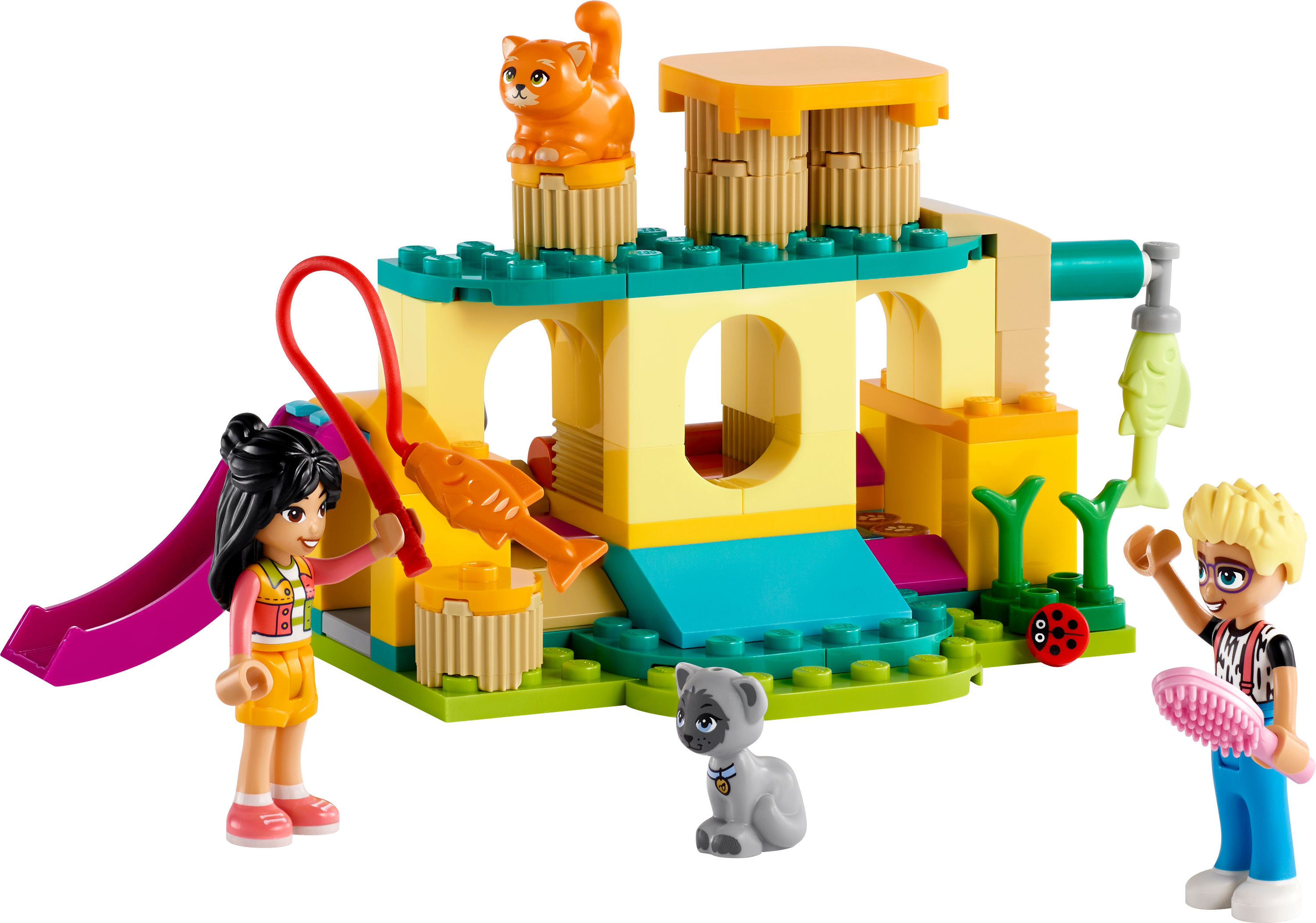Конструктор LEGO Friends Пригоди на котячому ігровому майданчику 87 деталі (42612) - фото 2