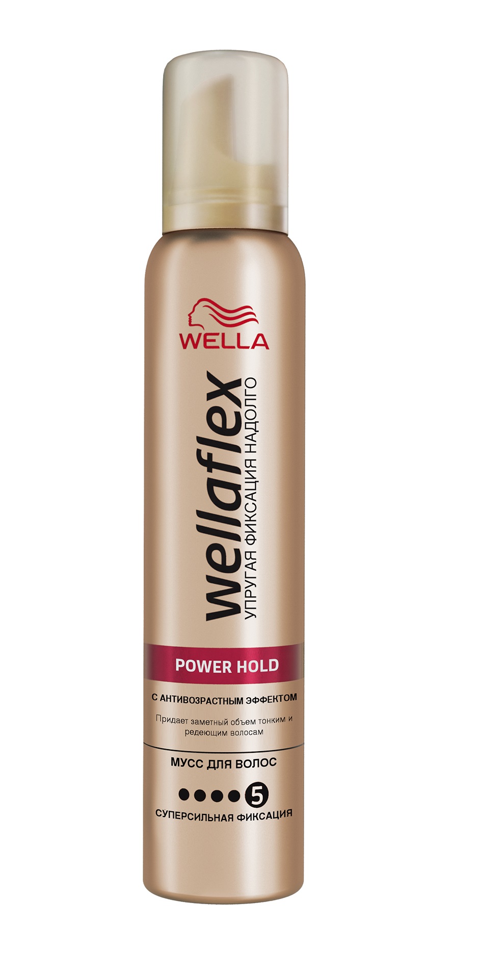 Мусс для волос Wellaflex с антивозрастным эффектом Суперсильной фиксации, 200 мл - фото 1