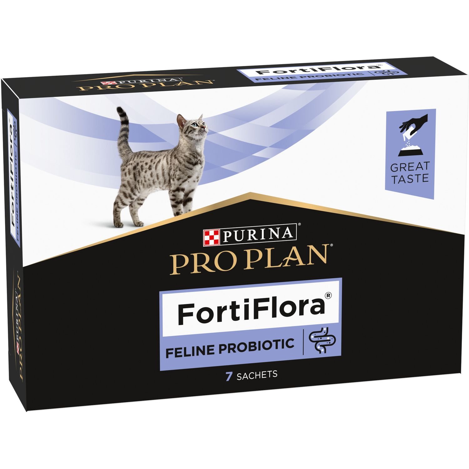 Кормовая добавка с пробиотиком Purina Pro Plan FortiFlora для взрослых кошек и котят для поддержания нормальной миклофлоры желудочно-кишечного тракта 7 г (7 шт. х 1 г) (12486287) - фото 3