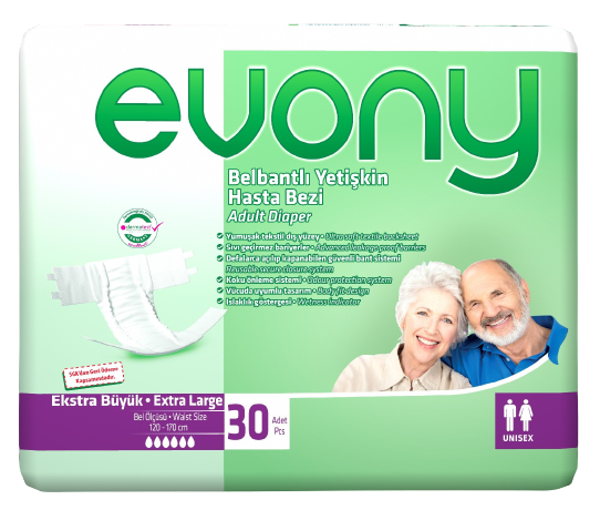 Підгузки для дорослих Evony 4 Extra Large, 30 шт (70111) - фото 1