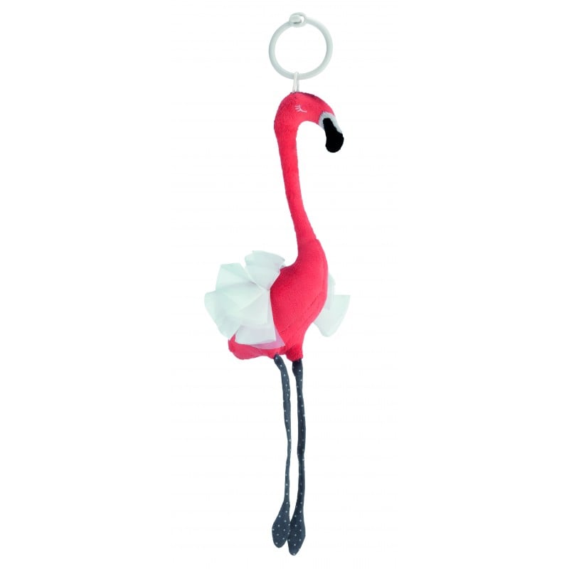 Плюшевая игрушка-подвеска Canpol Babies Jungle Фламинго, коралловый (68/060_cor) - фото 1