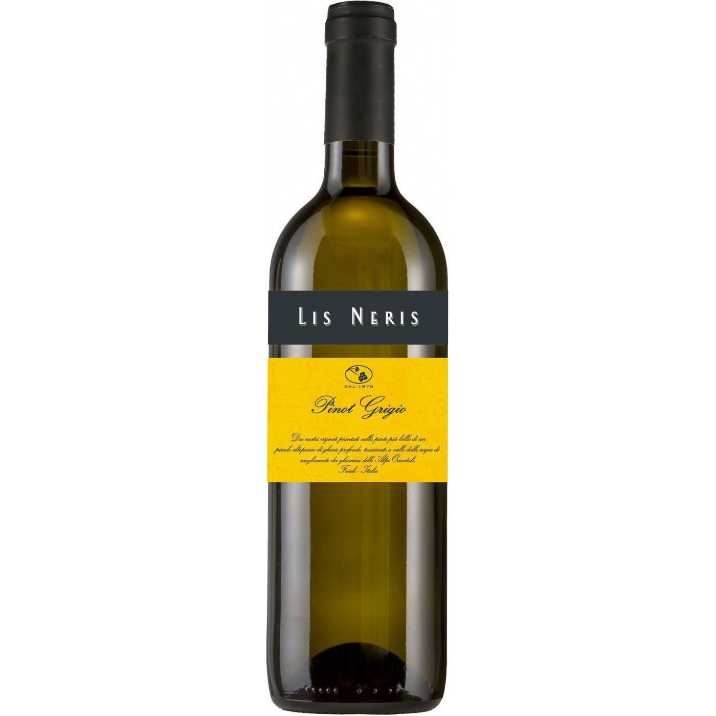 Вино Lis Neris Friuli Isonzo Pinot Grigio, белое, сухое, 0,75 л - фото 1