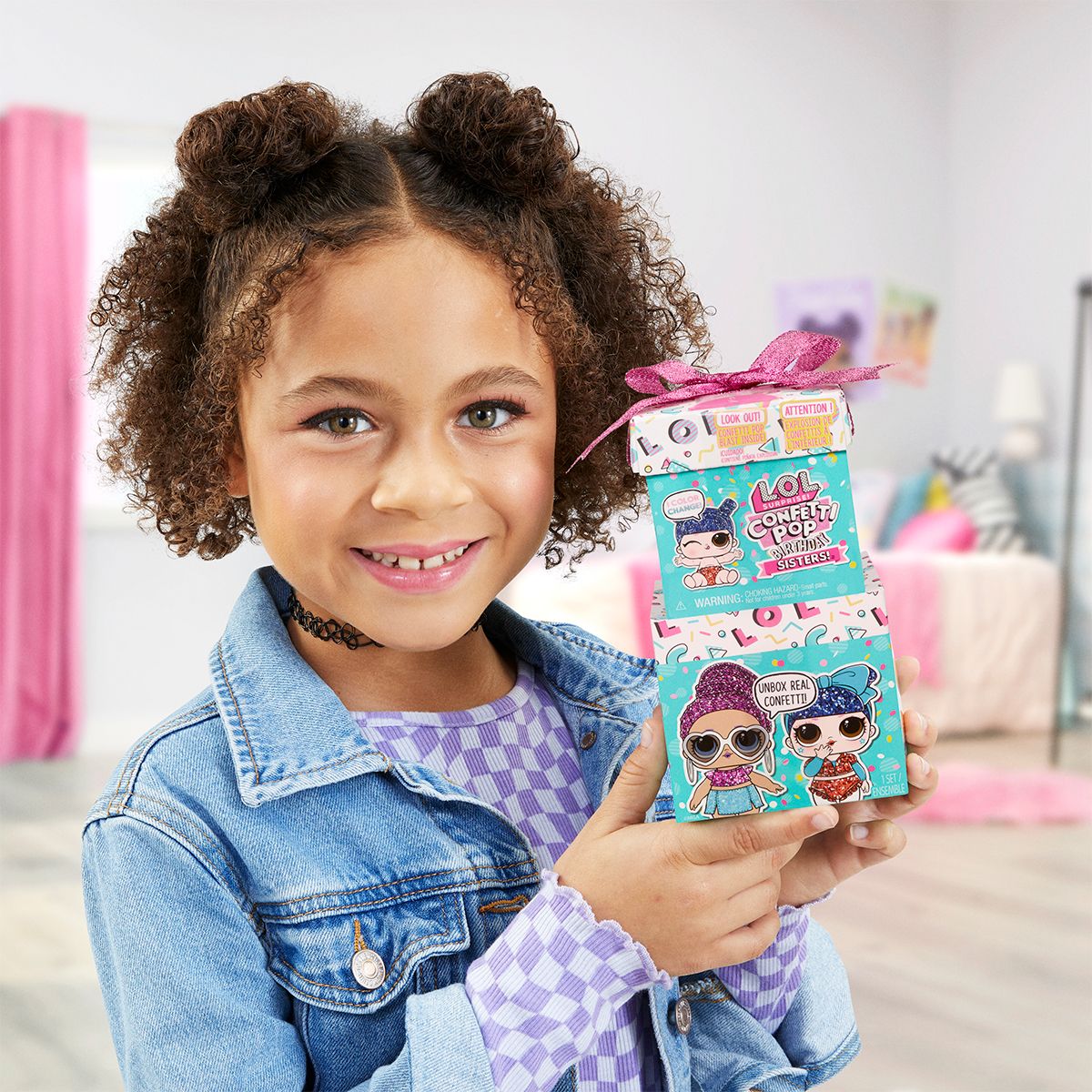 Игровой набор с куклой L.O.L. Surprise Confetti Pop Birthday Сестричка-именинница (589976) - фото 7
