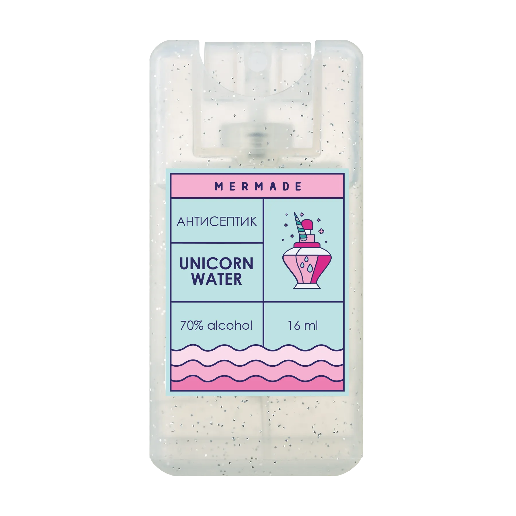 Антисептик-спрей для рук Mermade Unicorn Water, 16 мл - фото 1