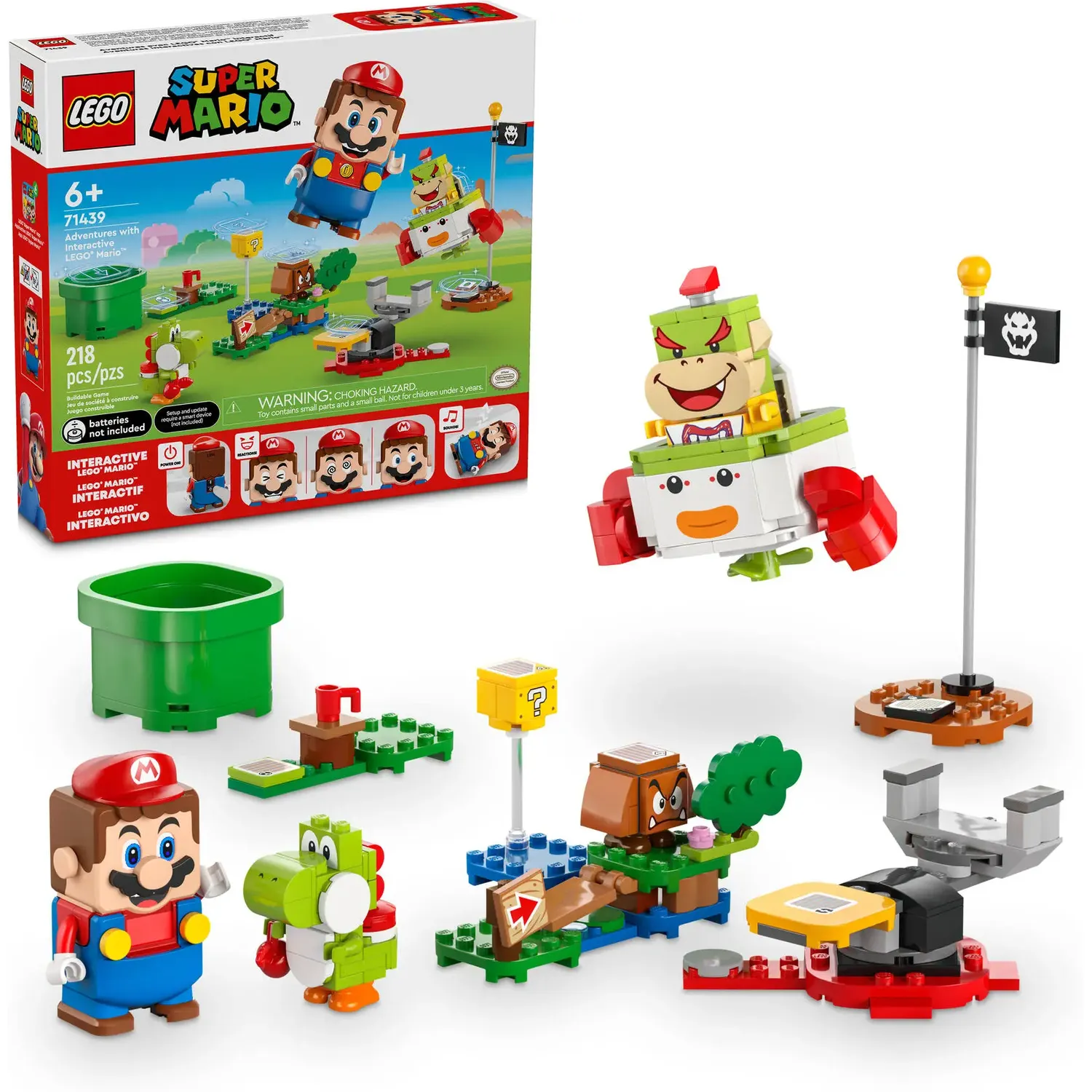 Конструктор LEGO Super Mario Пригоди з інтерактивним LEGO Маріо 218 деталей (71439) - фото 2