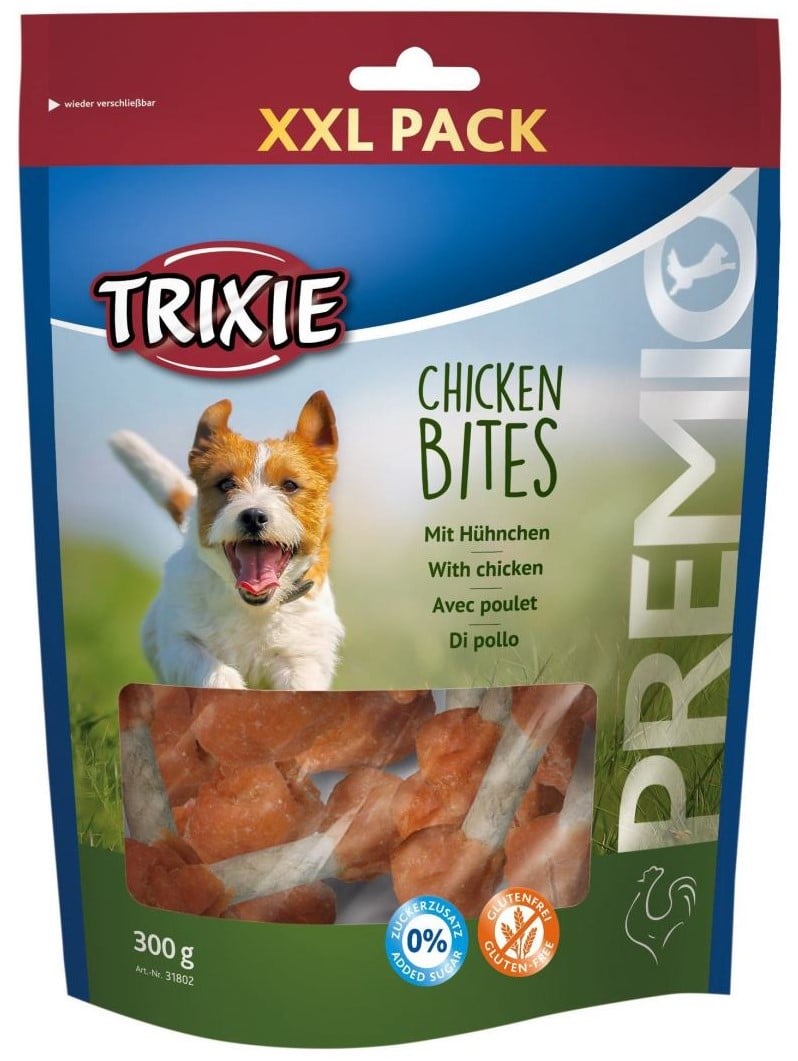 Лакомство для собак Trixie Premio Chicken Bites XXL Pack, с курицей, 300 г - фото 1