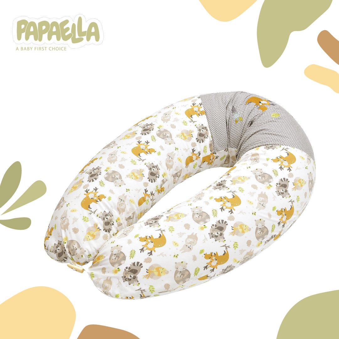 Подушка для вагітних та годування Papaella Обіймашки з вишивкою, 190х30 см (8-31481) - фото 3