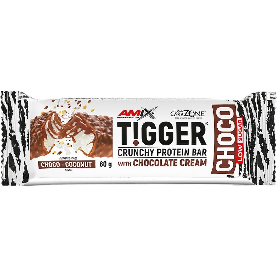 Батончик Amix TiggerZero Choco Protein Bar шоколад-кокос 60 г - фото 1