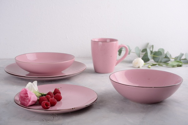 Тарілка обідня Limited Edition Terra, рожевий, 26,7 см (6634551) - фото 3