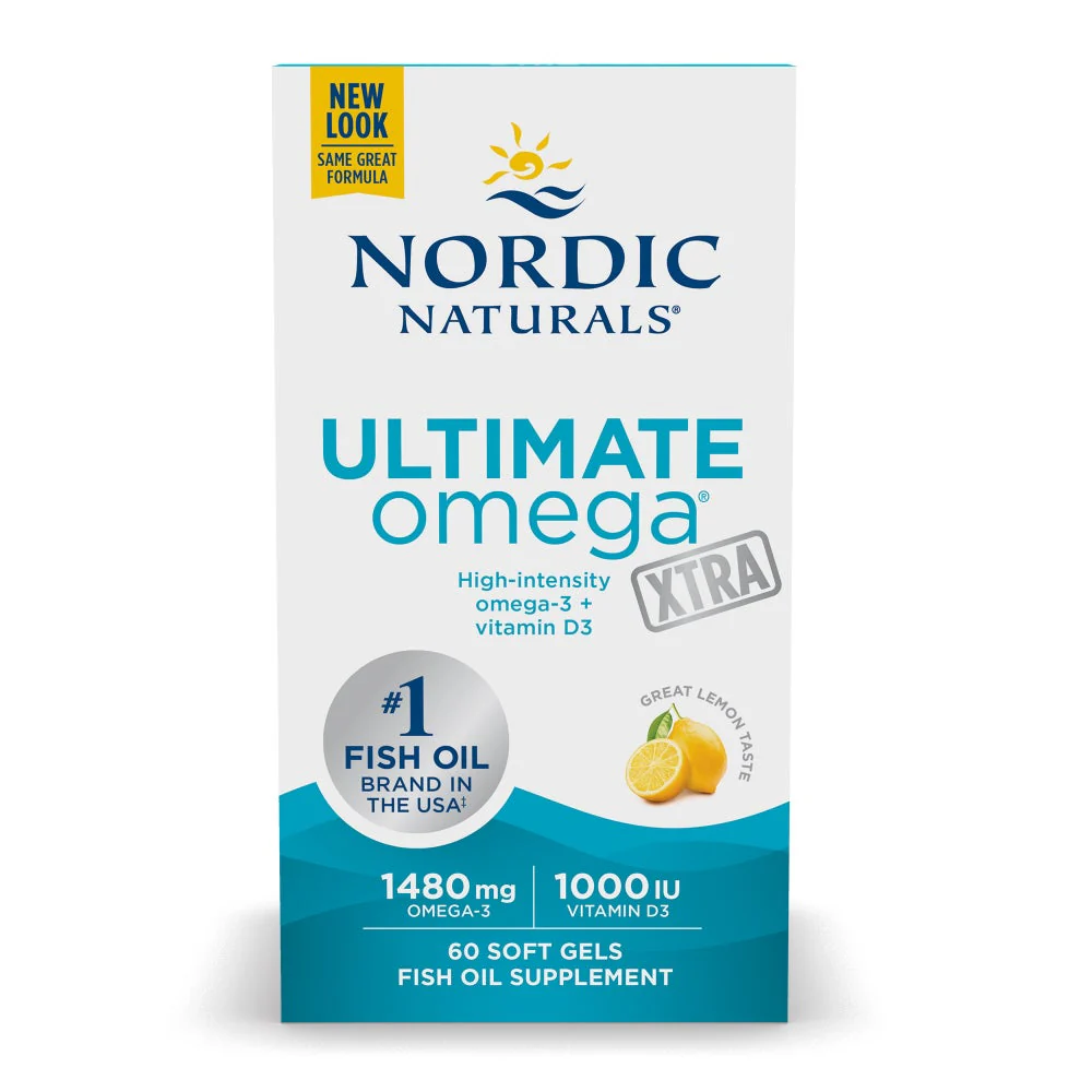 Рыбий жир Nordic Naturals Ultimate Omega Xtra со вкусом лимона 60 капсул - фото 2