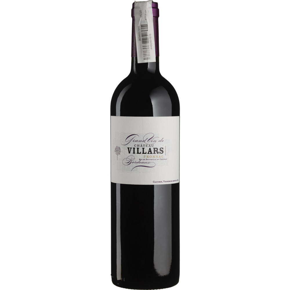 Вино Chateau Villars 2017, червоне, сухе, 0,75 л - фото 1