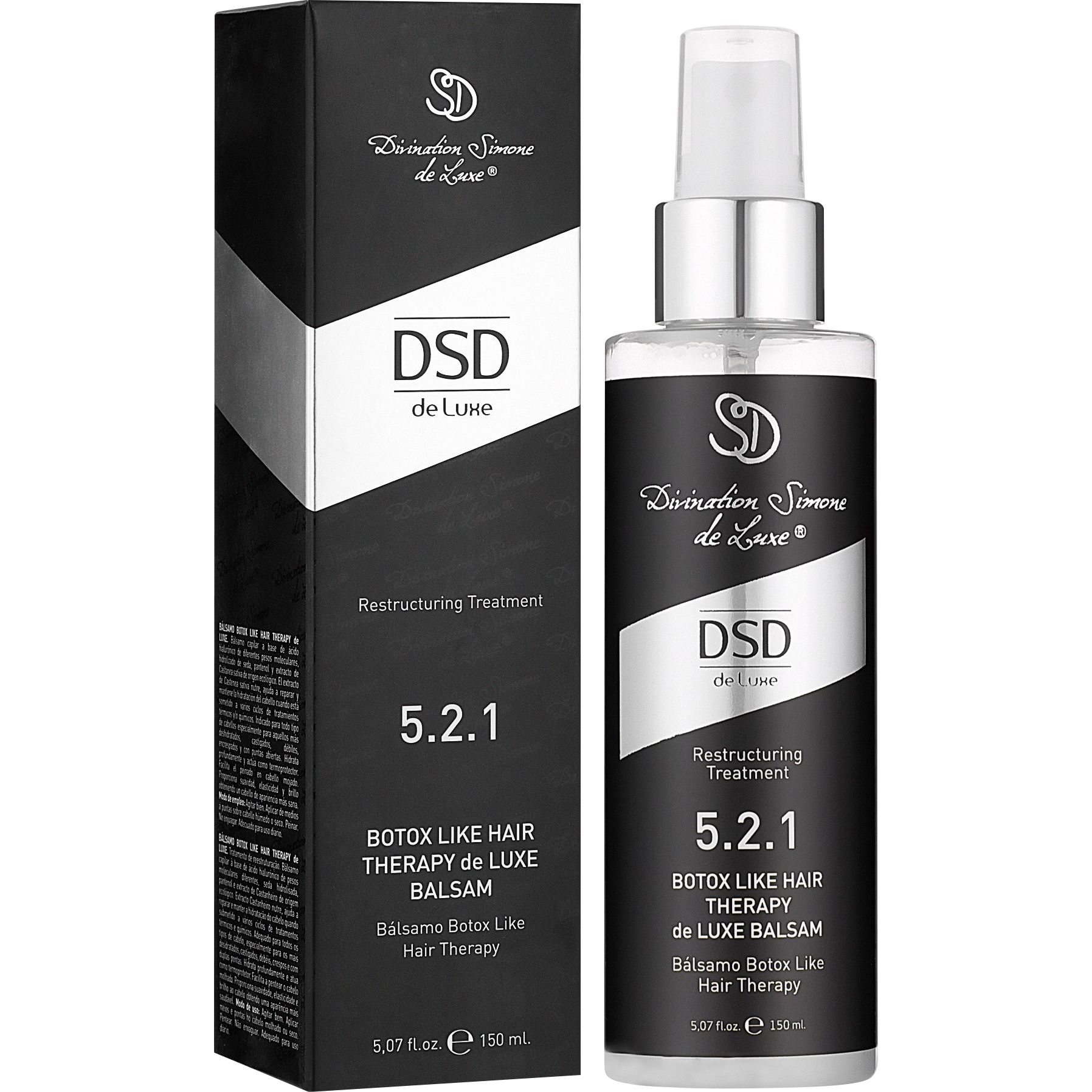 Восстанавливающий бальзам DSD De Luxe 5.2.1 Botox Like Therapy Balsam, 150 мл - фото 1