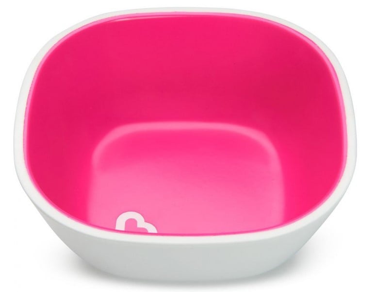 Набор мисок Munchkin Splash Bowls, розовый с фиолетовым, 2 шт. (46725.02) - фото 4