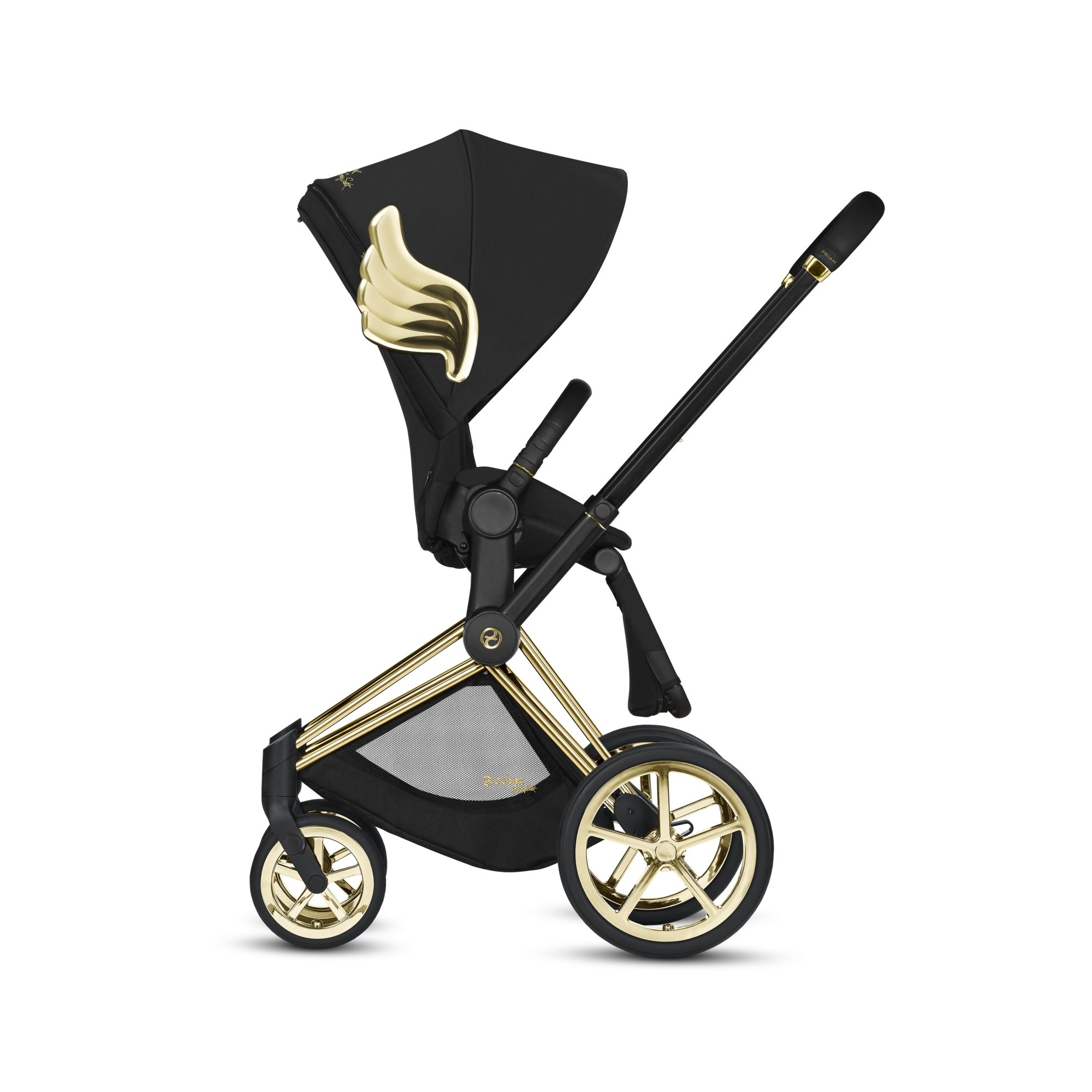 Прогулочная коляска Cybex Priam JS Wings black (519001979) - фото 3