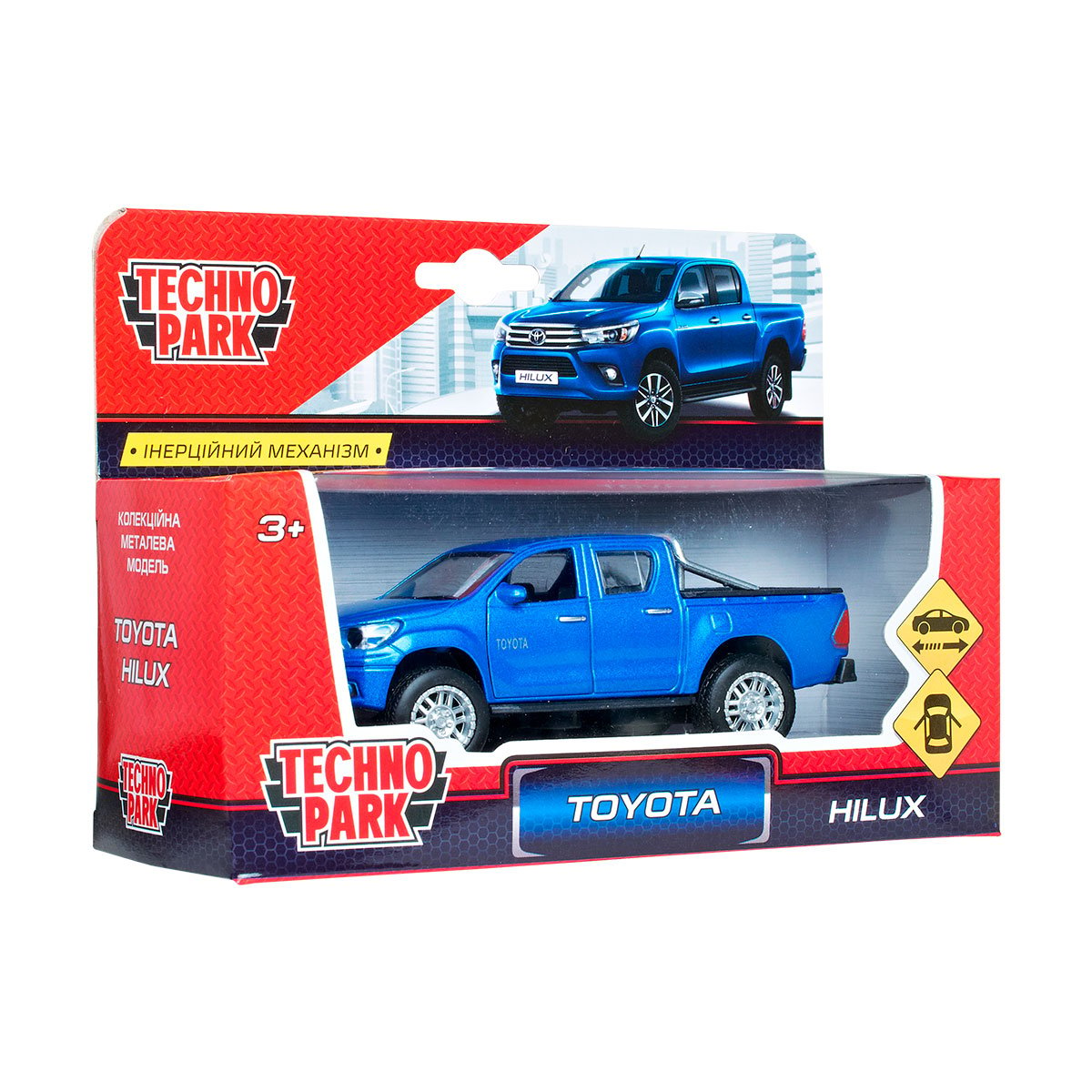 Автомодель Технопарк Toyota Hilux, синій (FY6118-SL) - фото 3