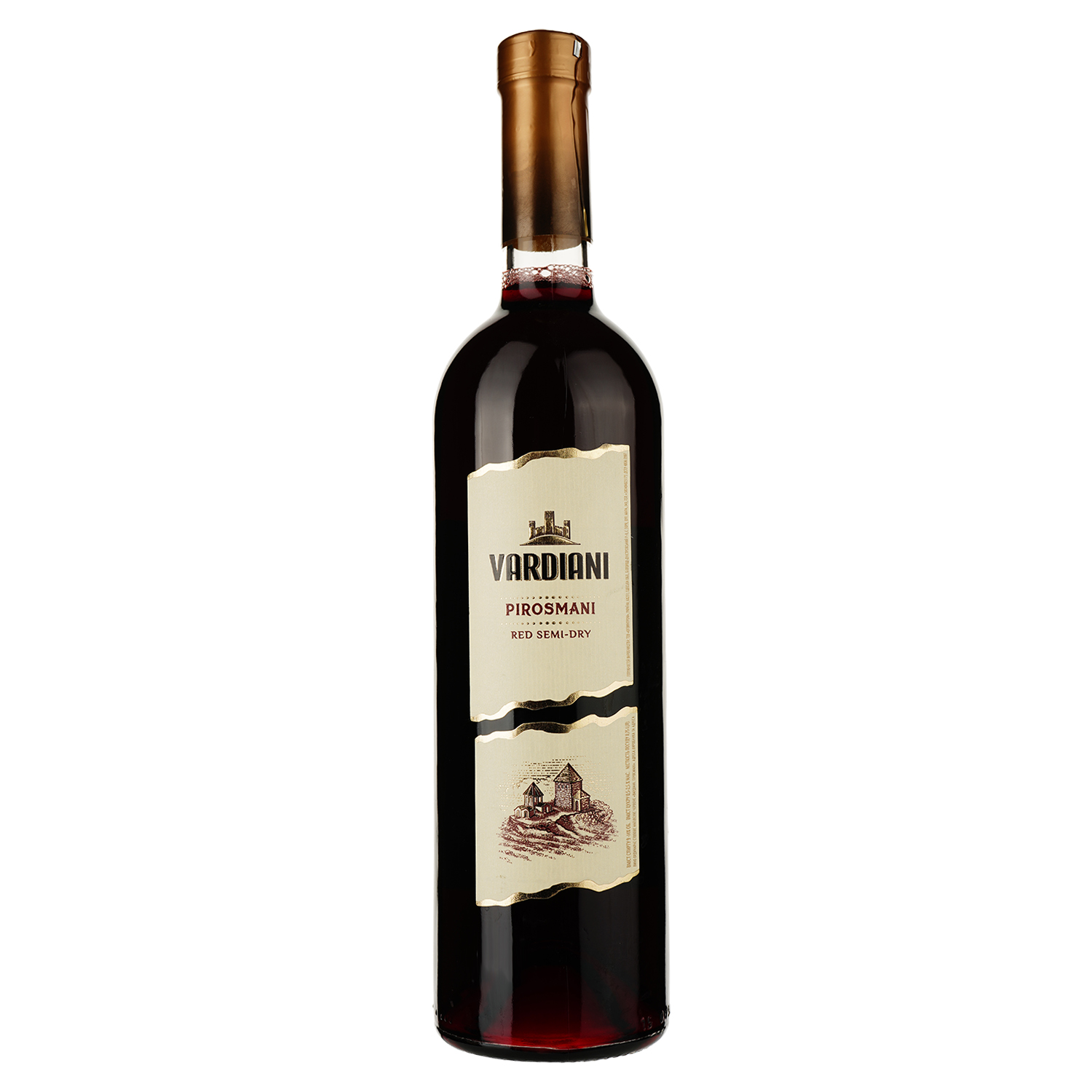 Вино Vardiani Піросмані, червоне, напівсухе, 0,75 л (478725) - фото 1