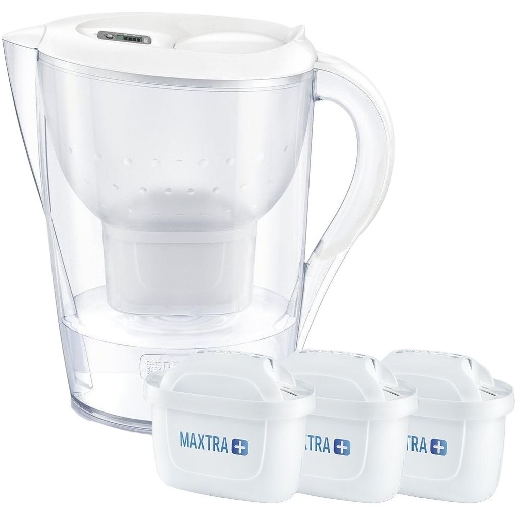 Фильтр-кувшин Brita Marella XL Memo белый 3.5 л + 3 картриджа (1040212) - фото 1