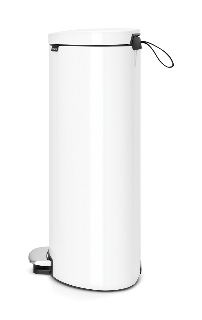 Бак для сміття Brabantia Pedal Bin Flat Back, 30 л, білий (485206) - фото 2