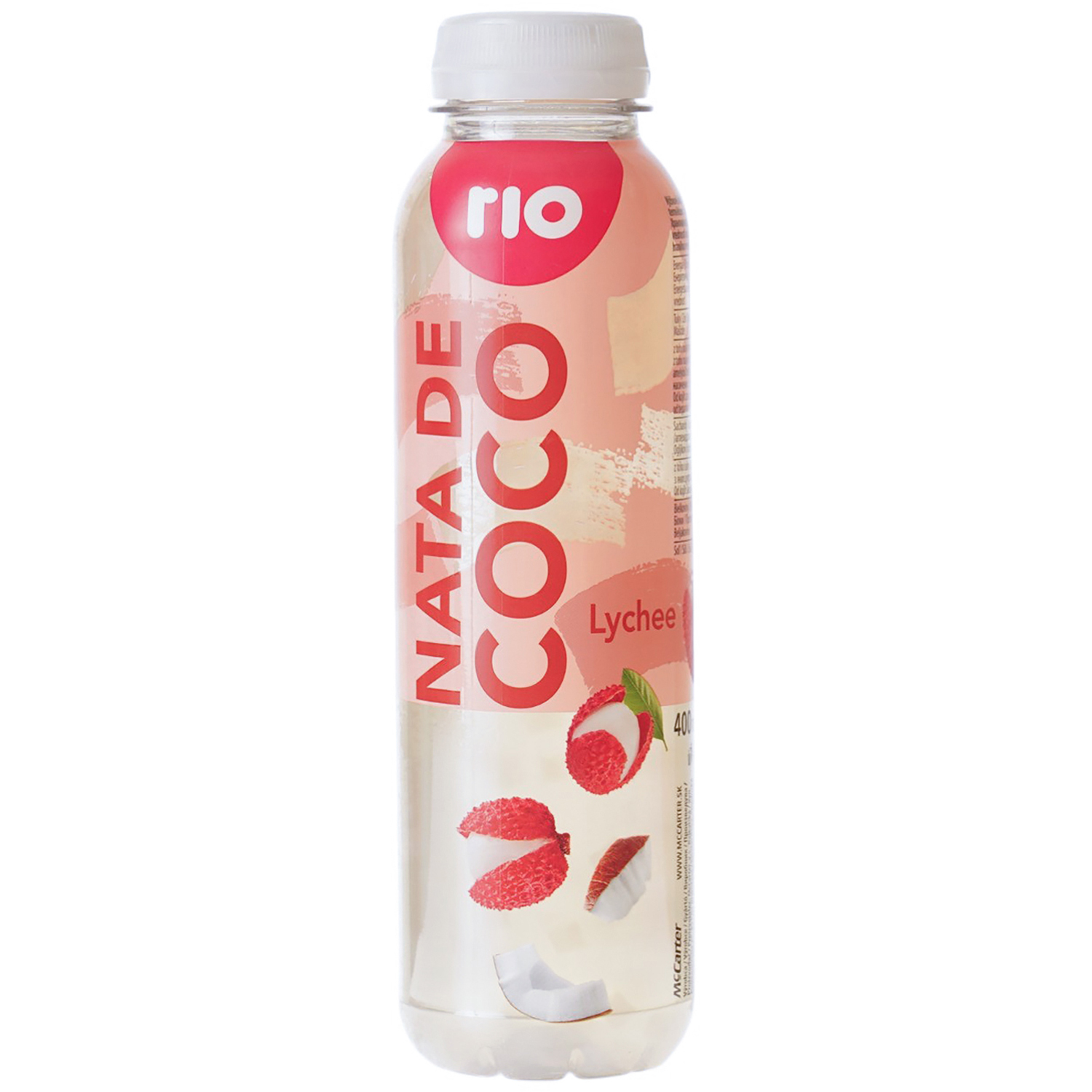 coco様 250ml Напій Rio Nata de coco з ферментованим кокосом та лічі 0.4 л